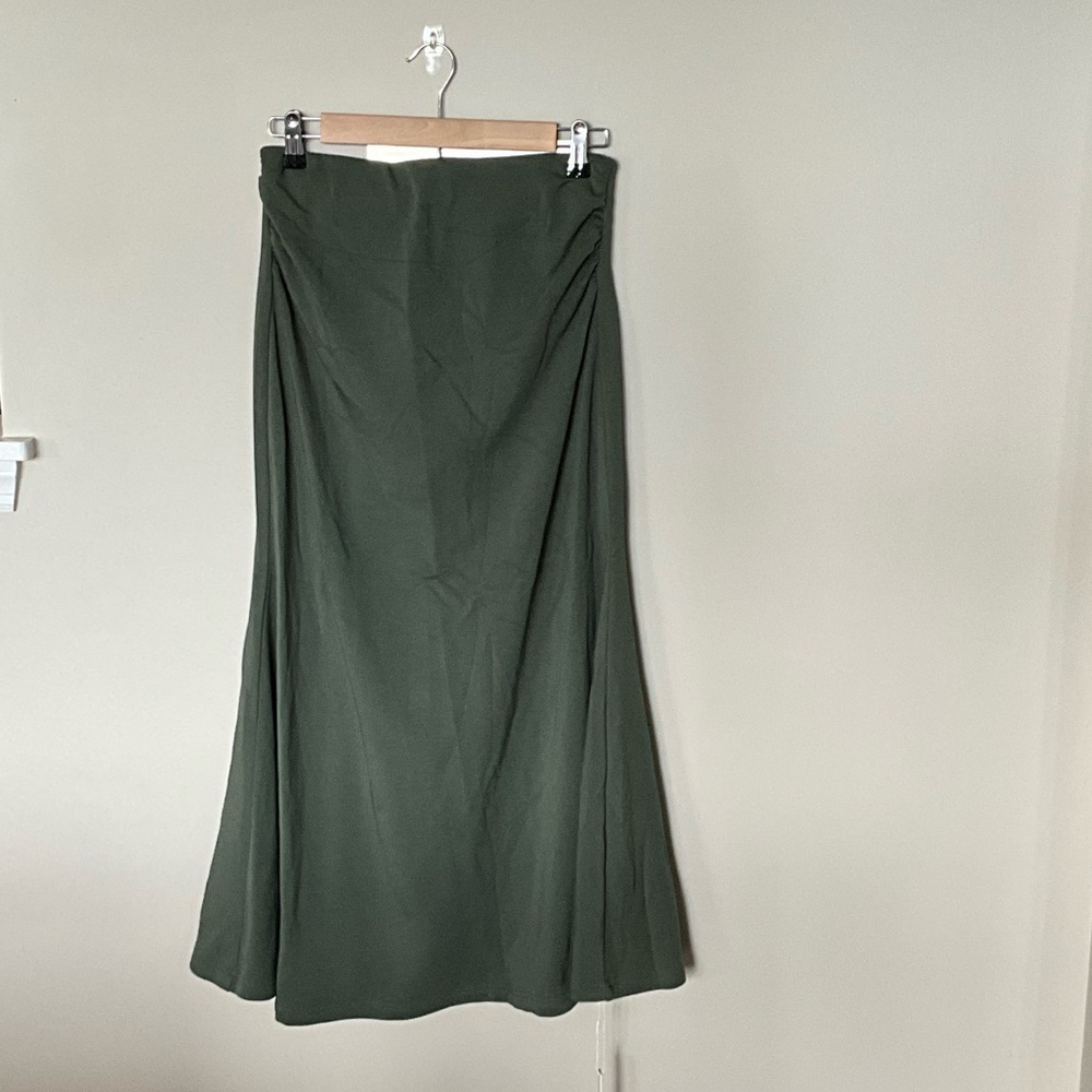 OGL Forest Green Maxi Skirt